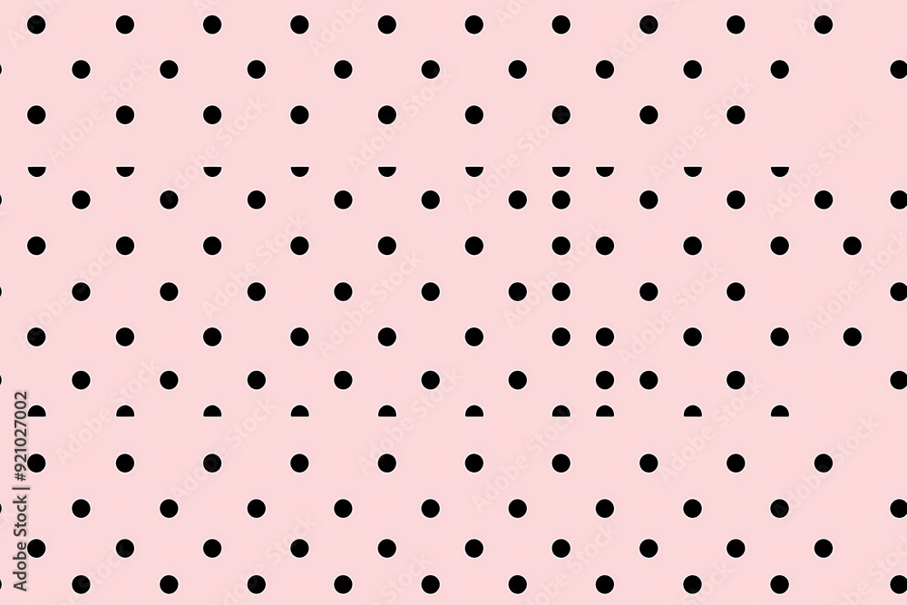 Poster abstract polka dot pattern design