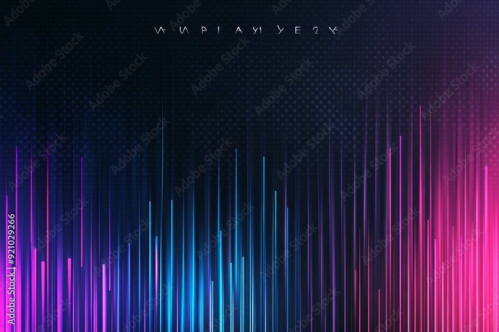 Poster data transfer concept with high speed wave and bokeh lights on an abstract futuristic background.