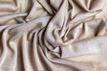 Textile background soft cashmere texture. Wool products.