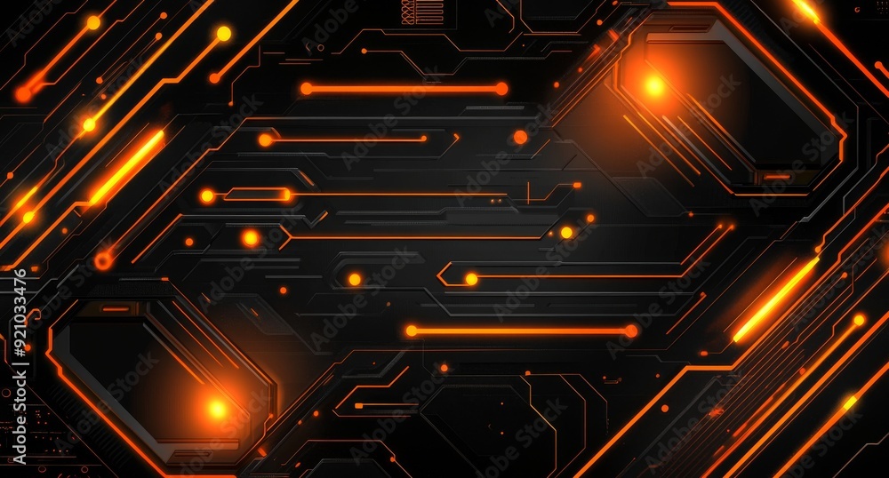 Poster this digital dynamic wallpaper is a printed circuit board with depth of field effects and bokeh made