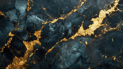 Gold and black marble stone textured background wallpaper