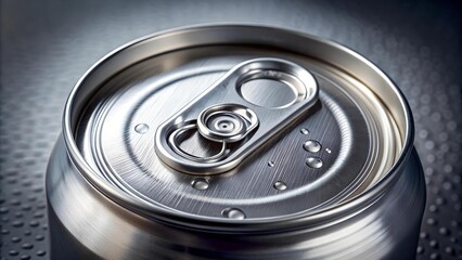 Metallic Reflections: A Still Life of an Aluminum Can  generative AI