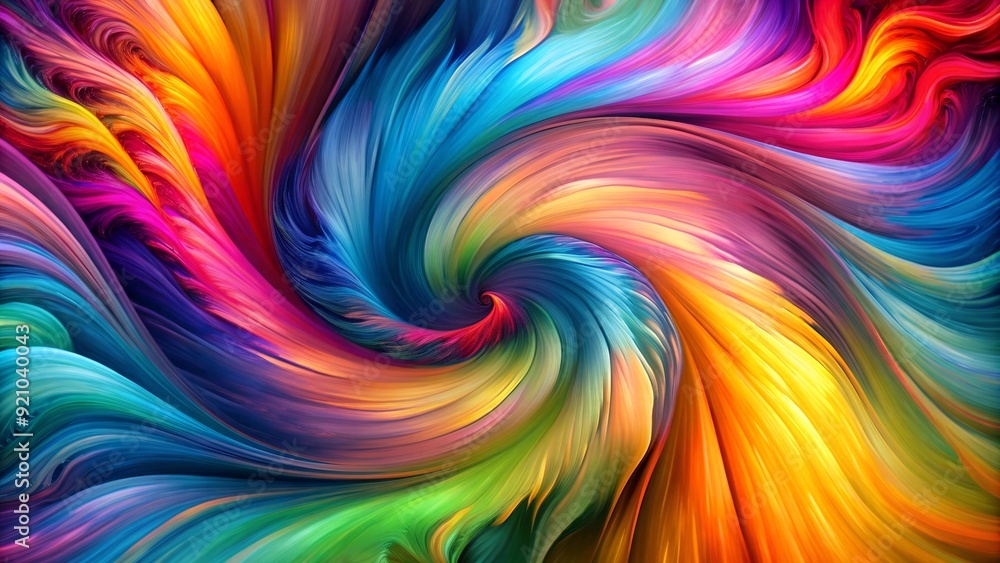 Poster a dynamic symphony of hues and textures generative ai