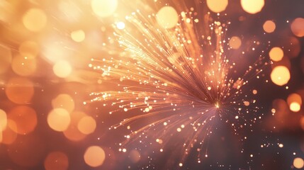 Sparkling Golden Light