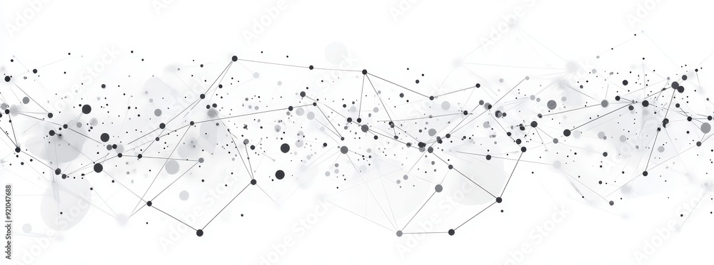 Poster a plexus background with dots and lines connecting global networks. digital technology and communica