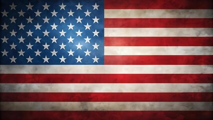Naklejka premium Stars and Stripes Abstract AI generated