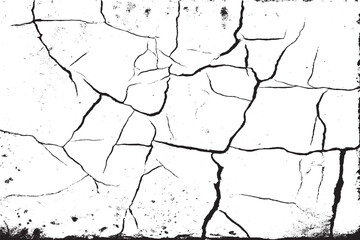 Vintage Grunge Texture: Black and White Scratches on Old Stone Floor