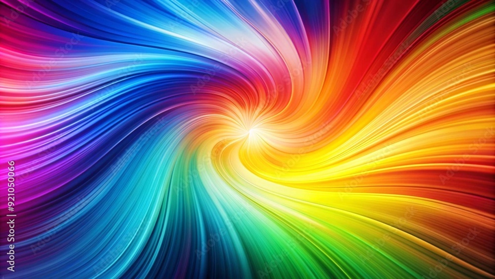 Poster a symphony of hues: a vibrant abstract gradient background ai generated