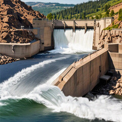 dam on the river