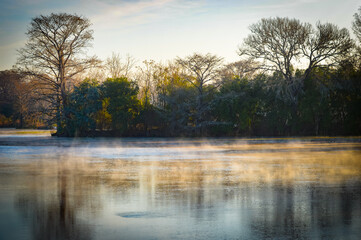 Spring Lake on a Misty Morning