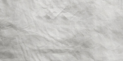 White wrinkly backdrop paper background. white colored grunge crumpled crushed paper horizontal vector backgrounds. creased recycle paper texture. Paper texture Crumpled White. Top view.