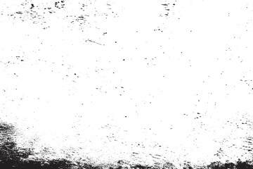 Vintage Grunge Texture: Black Scratches on Faded White Rough Overlay