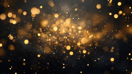 Fototapeta premium Golden Sparkle Abstract Background