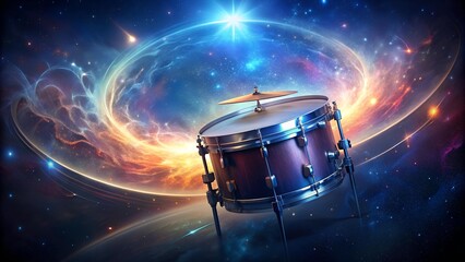A Celestial Symphony of Percussion  Generative AI