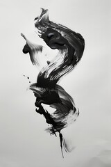 Against the blank white paper, a wonderful brushstroke appears, its form and movement incomparable in their ability to create a profound visual experience