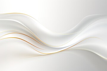 Obraz premium Abstract grey and gold wavy background.
