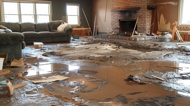 Flooded Living Room