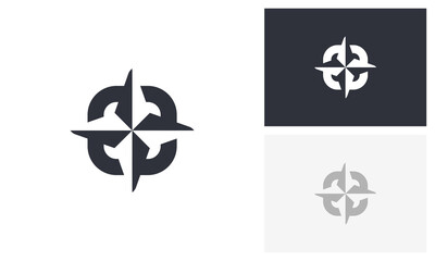 Compass logo design
