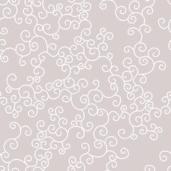 seamless pattern with swirls