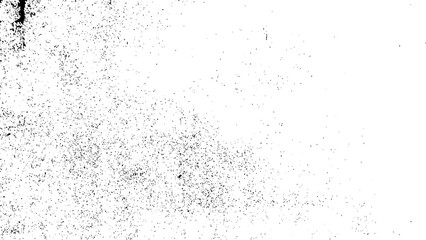 Dust overlay textured. Grain noise particles. Rusted white effect. Black grainy texture isolated on white background. Distress overlay textured. Grunge design elements. Vector illustration