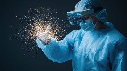 Futuristic Medical Data Visualization using Endoscopy and Holographic Analysis on Isolated Background