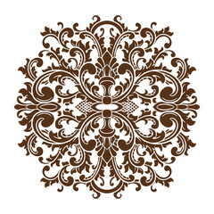 Vector classic vintage ornament frame