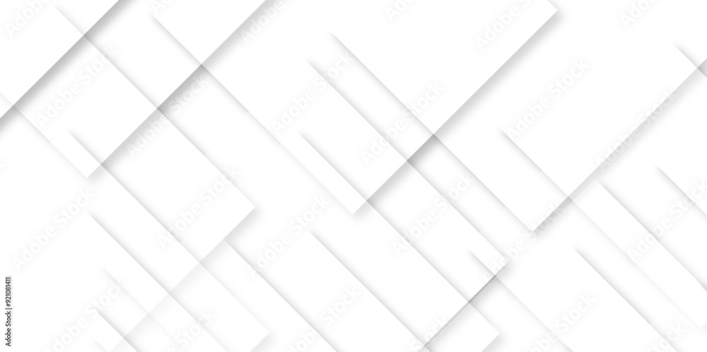 Poster abstract white and grey modern minimalistic pale geometric pattern background. square shapes in rand