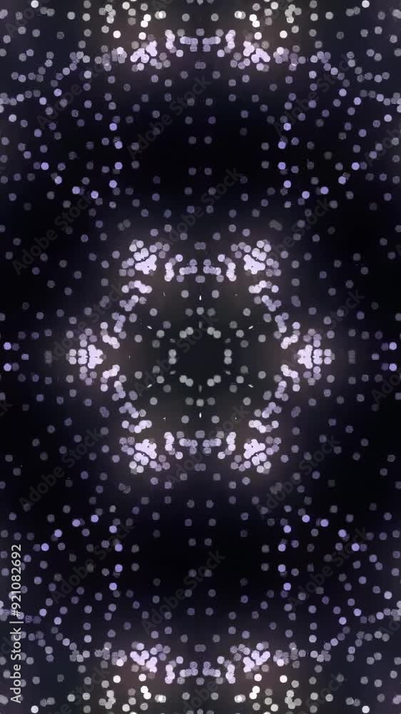 Poster kaleidoscopic video background. colorful kaleidoscopic patterns, fractal animation. motion design an