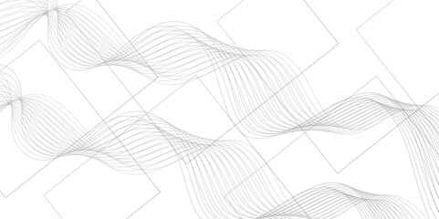 Abstract wave blend lines on transparent background. Design for banner, wallpaper, background and many more. Undulate Grey Wave Swirl, frequency sound wave, twisted curve lines with blend effect.