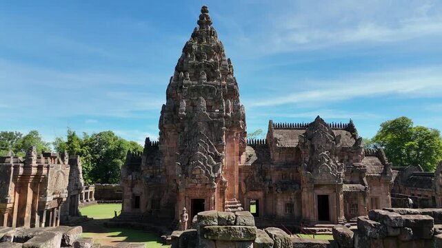 Phanom Rung Historical Park, Buriram Thailand, The park is one of the most beautiful in Thailand.