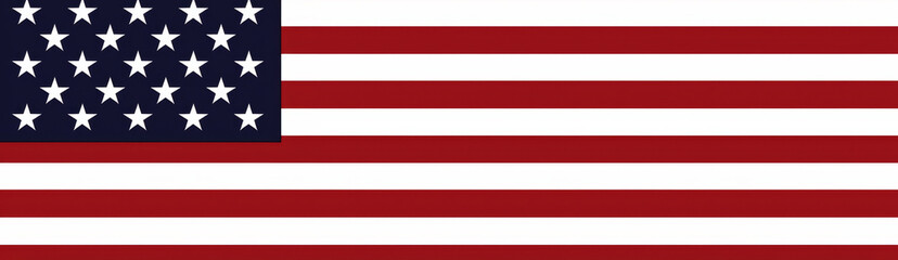 United States flag with stars and stripes, American patriotic symbol