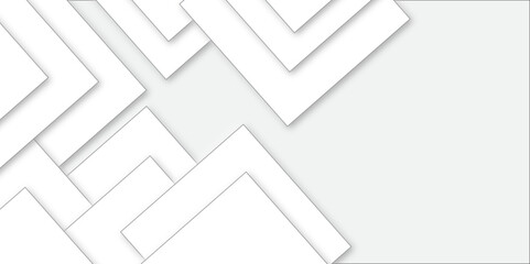 Abstract grey square shape with futuristic concept Embossed papercut background with neomorphism Abstract blurred background with Geometric light & white Space design concept.