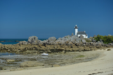 Pontusval, Kerlouan, Finistère Nord, Bretagne - phare