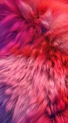 Obraz premium Abstract Furry Texture in Vibrant Hues