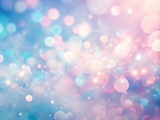 Dreamy, soft focus background with pastel pink and blue hues, subtle texture, and whimsical bokeh, evoking a sense of ethereal romance and nostalgia.