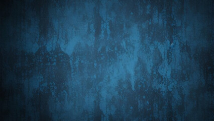 Obraz premium Moody, distressed, dark blue grunge background with subtle texture, imperfect scratches, and worn, vintage aesthetic, evoking feelings of mystery and urban rebellion.
