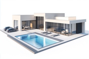 luxury home with luxury swimming pool 