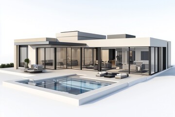 luxury home with luxury swimming pool 