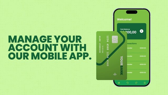 Bank Card Credit Payment Payment Promotion Template