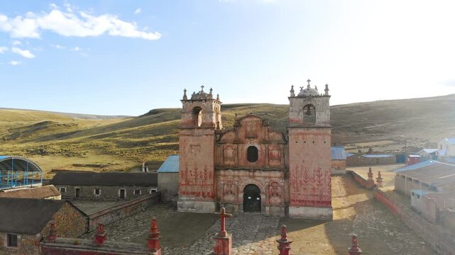 Church of Tisco, traditional town of the colca valley
