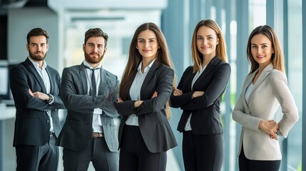 Professional Business Team Portrait
