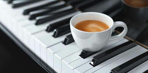 Coffee Break on the Piano Keys