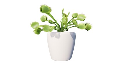 Obraz premium Illustration of flowers in a vase for table decoration in a room