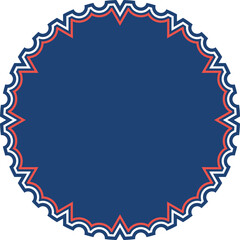 Circle frames and borders. Circle shape design.        