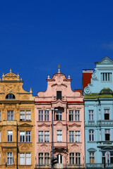 Historische Altstadt von Pilsen in Tschechien