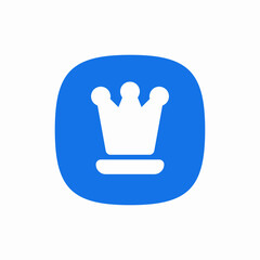 chess queen figure icon sign