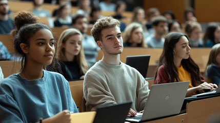 Engaged Students in Lecture Hall