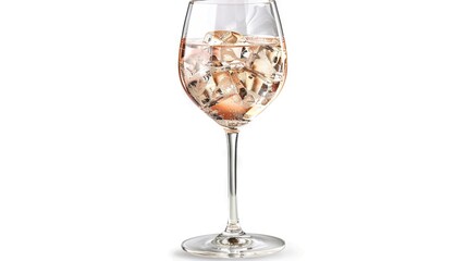  A White Background with Ice Cubes and Clipping Path