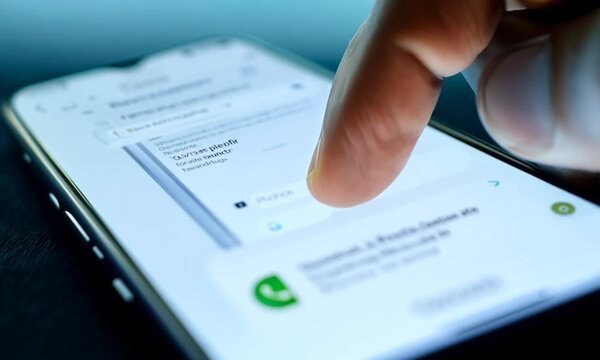 A mobile app interface on a smartphone showcasing advanced features and user-friendly design