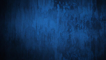 Obraz premium Dark blue grunge plaster texture background, symbolizing depth and resilience in artistic abstraction